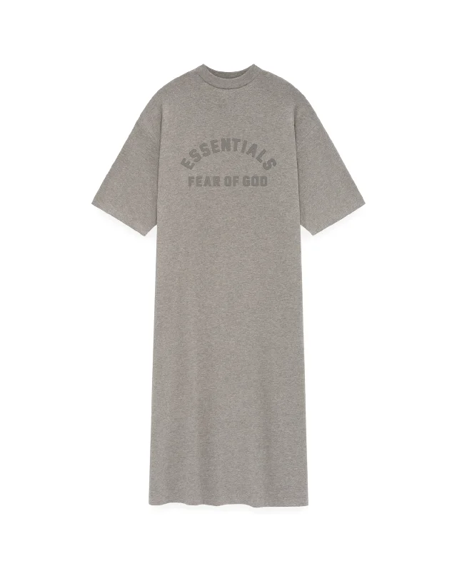 Can't Be Beat 3/4 Sleeve Dress - Heather Grey