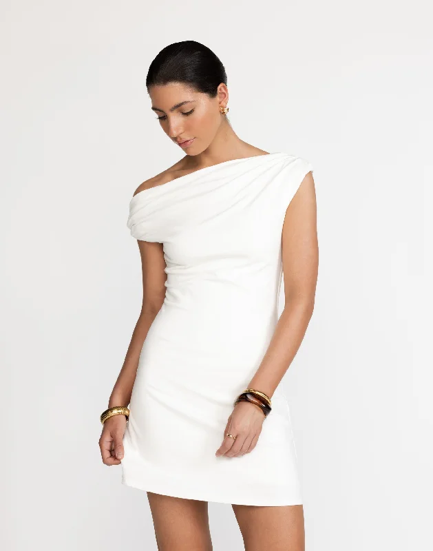 Price Buster Jessi Mini Dress (White)