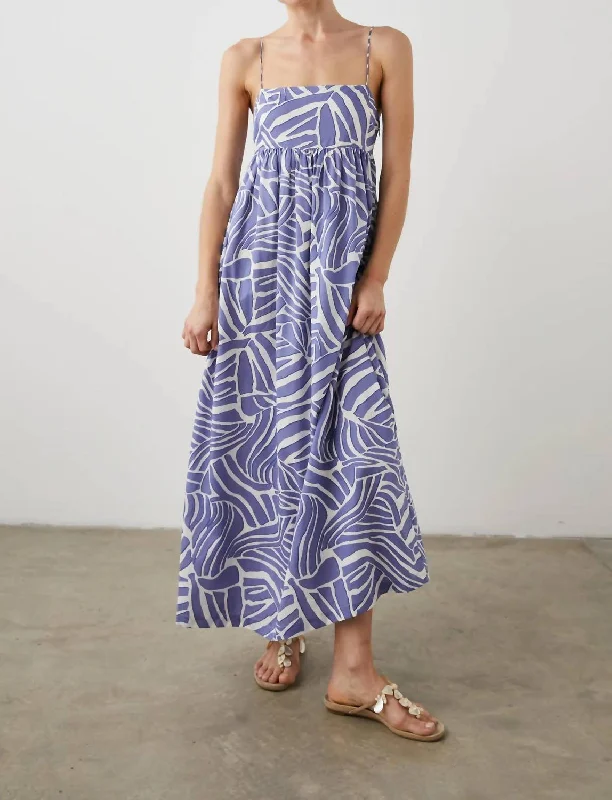 Special Discount Lucille Dress In Island Waves