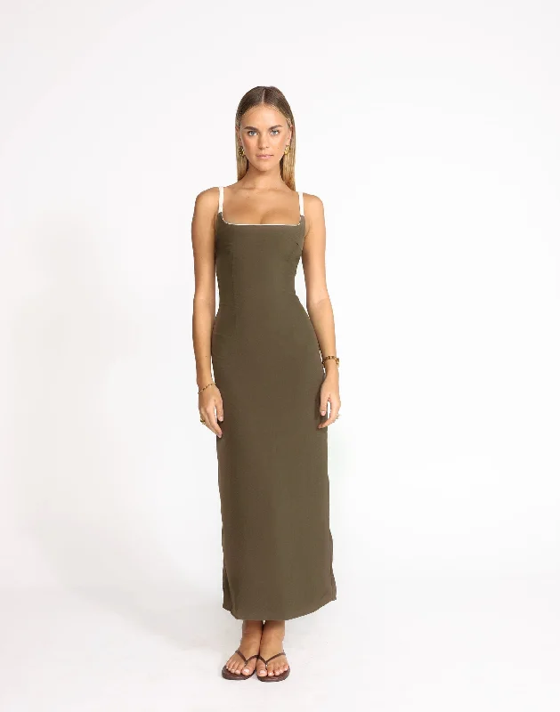 Lowest Price Alistair Maxi Dress (Coffee)
