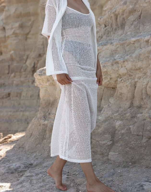 Don't Wait Claira Maxi Dress (White)
