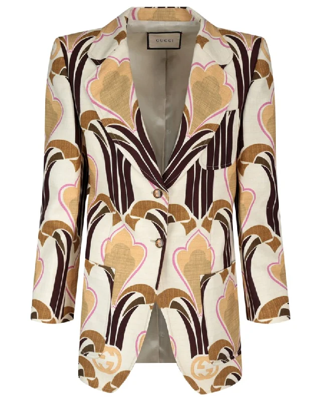 Warehouse Sale Gucci Linen Blazer