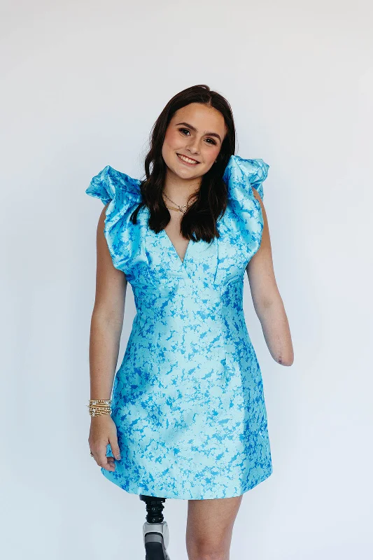 Price Buster Luca Mini Dress - Blue