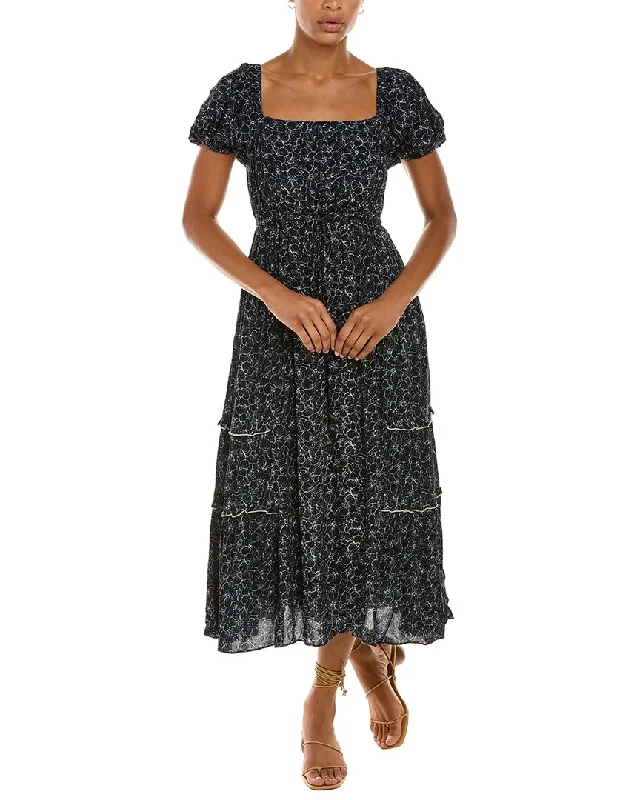 Major Savings Celina Moon Tiered Midi Dress