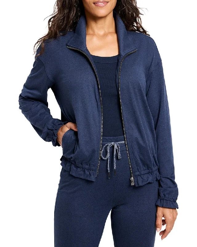 Best Bargains NIC & ZOE Brushed Flow Zip Front Jacket