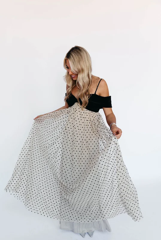 Sneak Peek Sale More Love Maxi Dress - Nude/Black