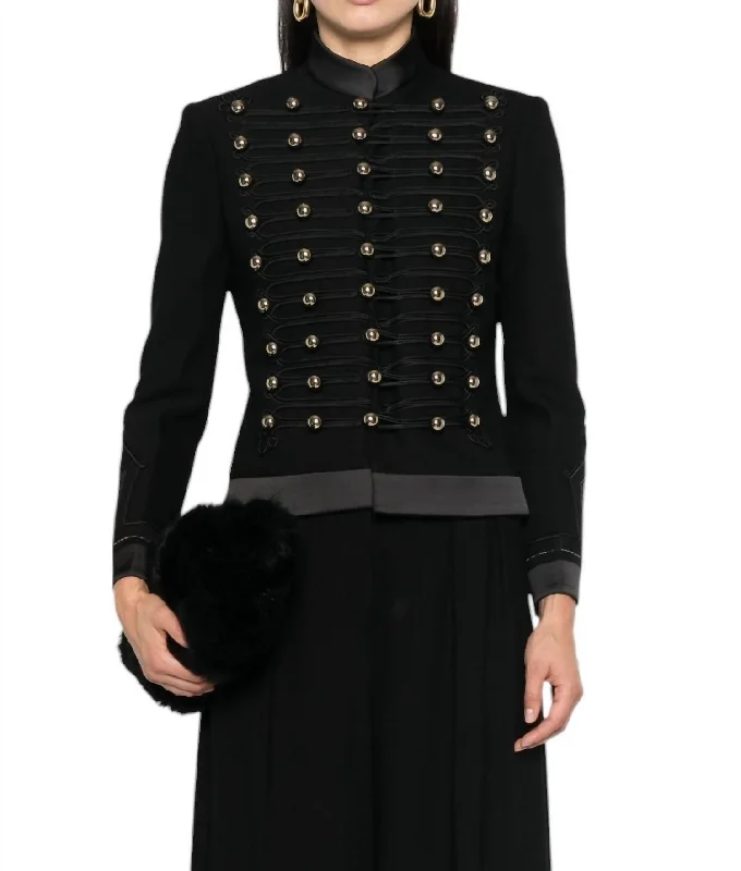 Take Advantage No Expectation Jacket In Black