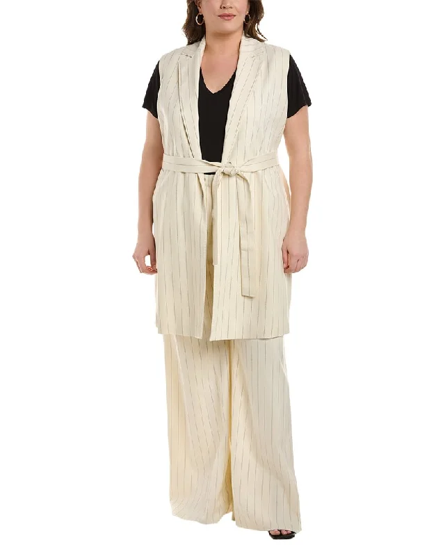 Limited Availability Marina Rinaldi Plus Citta Sleeveless Blazer