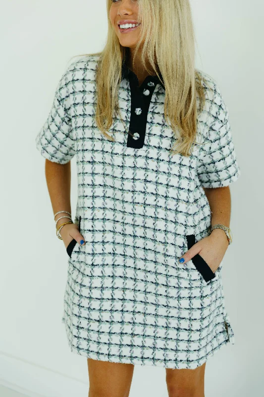 Great Deals Tahlia Mini Dress - Green Plaid