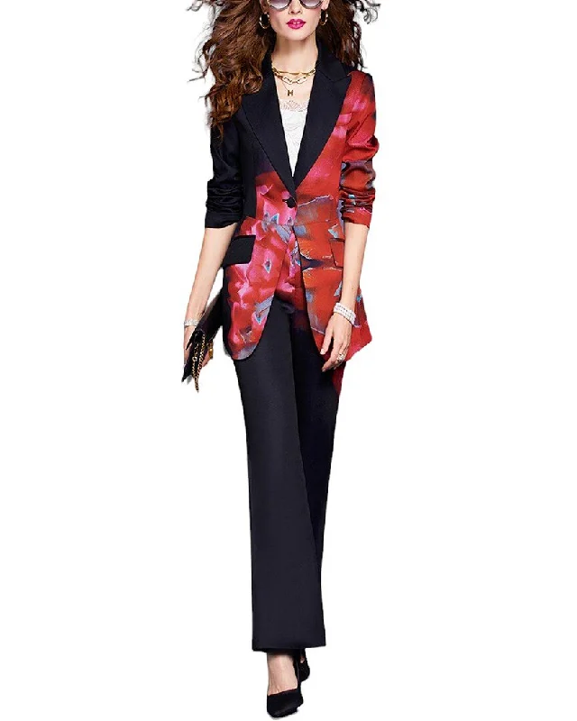 Customer Appreciation Sale Vera Dolini   2pc Blazer & Pant Set