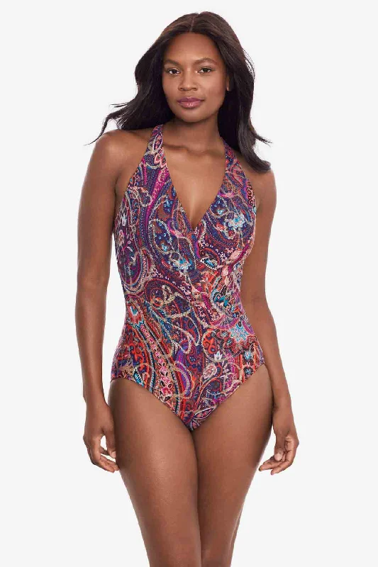 Shop and Save Dynasty Wrapsody One Piece Swimsuit