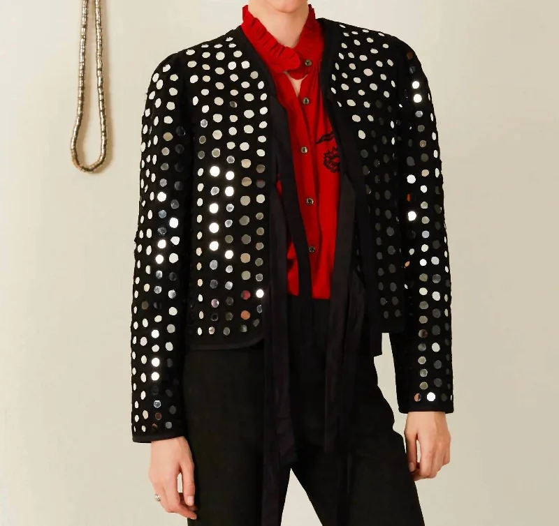 Mega Deal Pasha Disco Jacket In Onyx