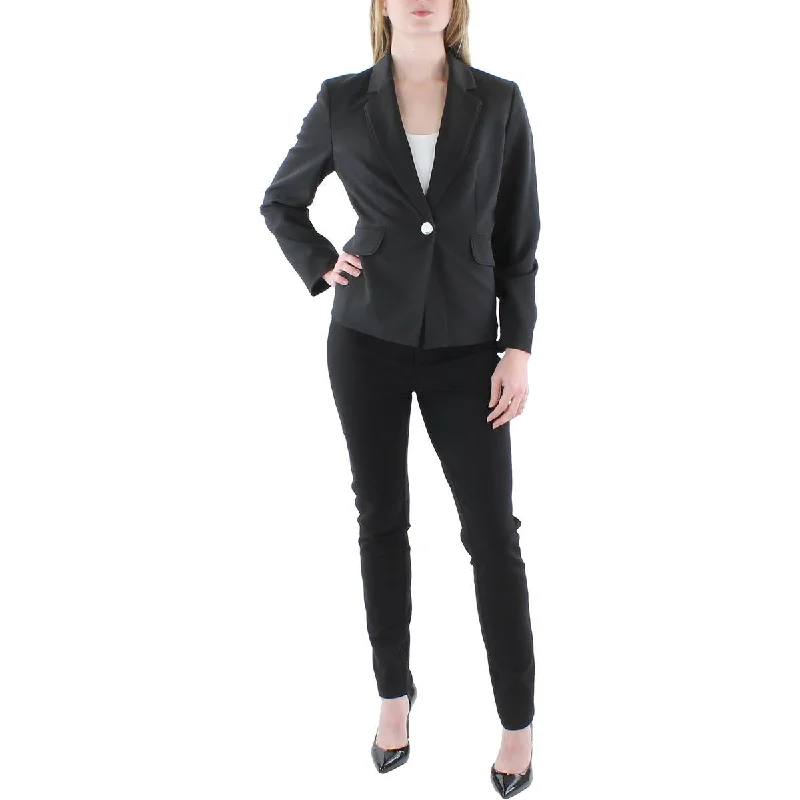 Limited Stock Petites Womens Suit Separate Office One-Button Blazer