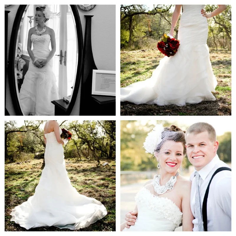 Online Exclusive David's Bridal mermaid style