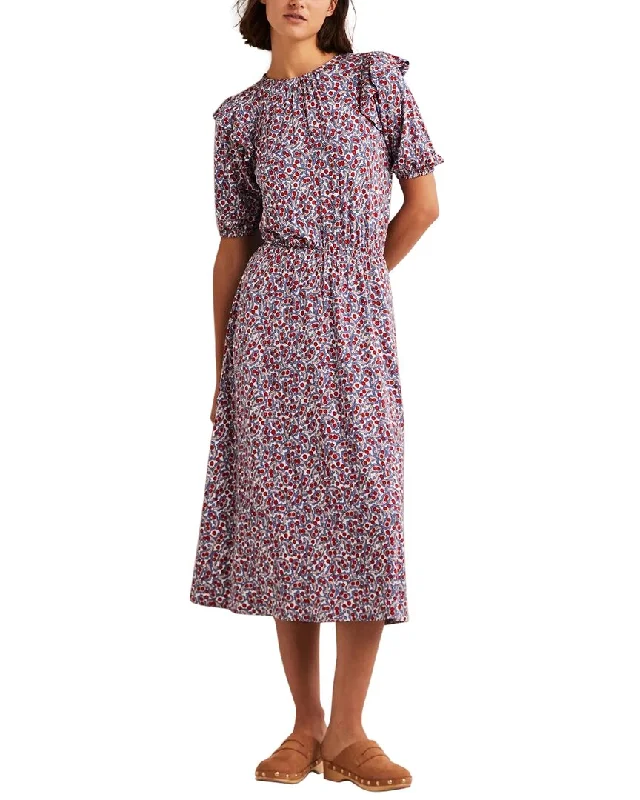 Today’s Deal Boden Ruffle Jersey Midi Dress