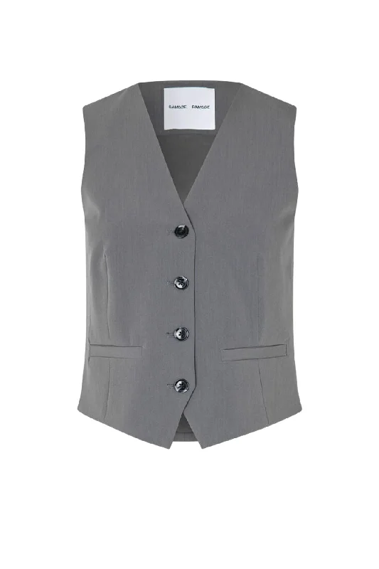 Online Exclusive Samsøe Samsøe Ramona Vest - Iron Gate