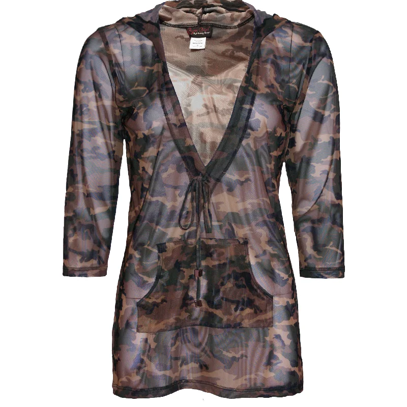 Price Cut Mesh Hoodie 2.0 in Camouflage