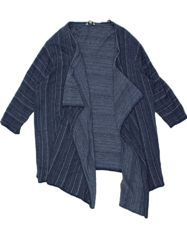 Shop and Save FAT FACE Womens Longline 3/4 Sleeve Cardigan Sweater UK 18 XL Blue Cotton Shop and Save FAT FACE Womens Longline 3/4 Sleeve Cardigan Sweater UK 18 XL Blue Cotton