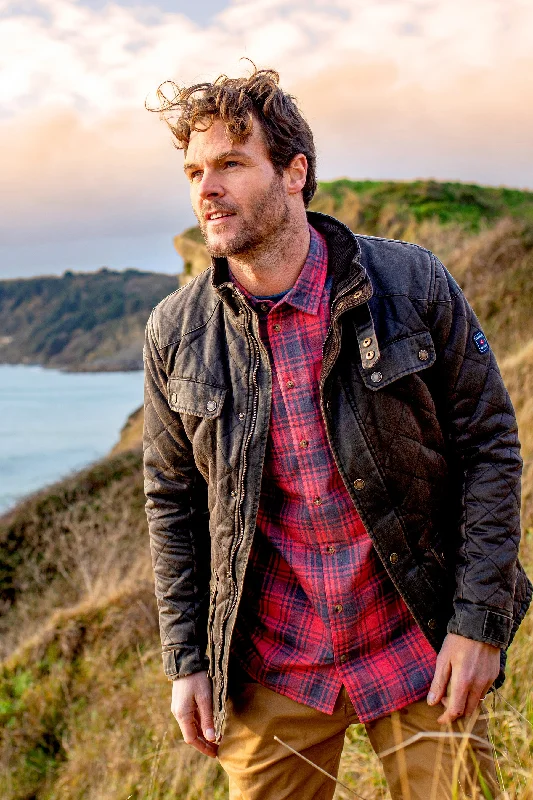 Amazing Deals Dry Wax Quilted Jacket