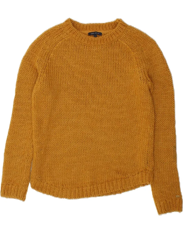 Flash Deals TOMMY HILFIGER Womens Boat Neck Jumper Sweater UK 14 Medium Brown Acrylic Flash Deals TOMMY HILFIGER Womens Boat Neck Jumper Sweater UK 14 Medium Brown Acrylic