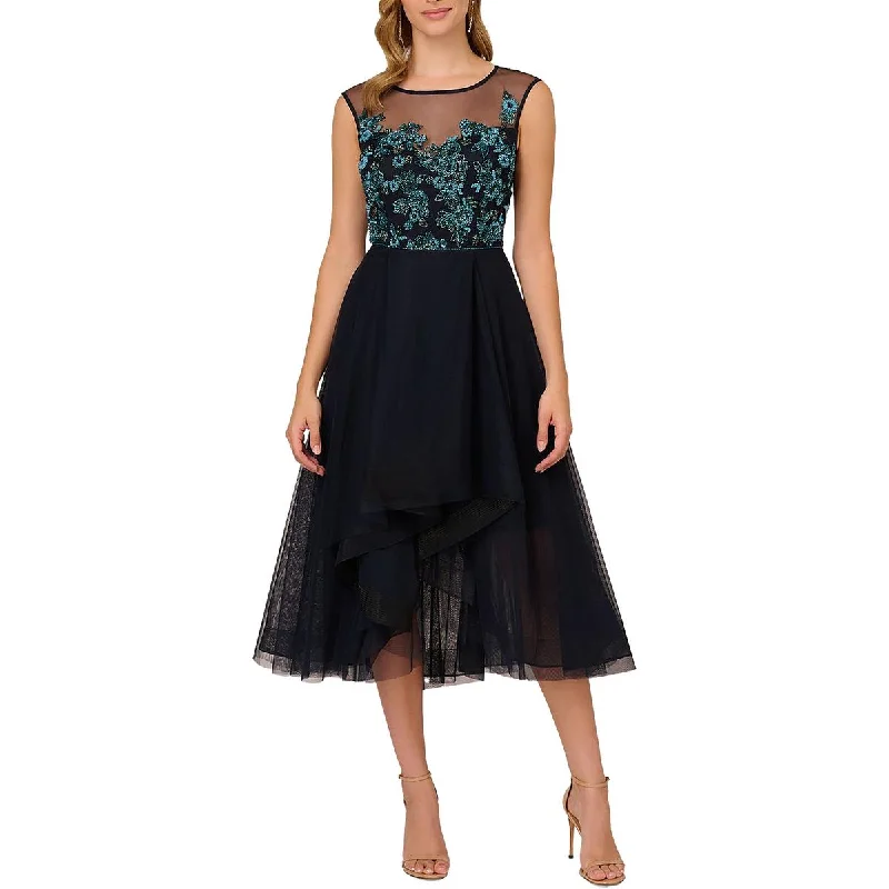 YEAR-End Sale Womens Beaded H-Low Cocktail And Party Dress