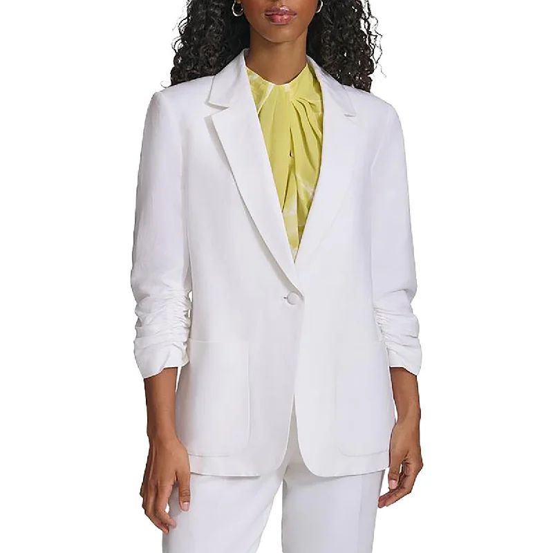 Weekend Flash Sale Womens Collared Office Wear One-Button Blazer
