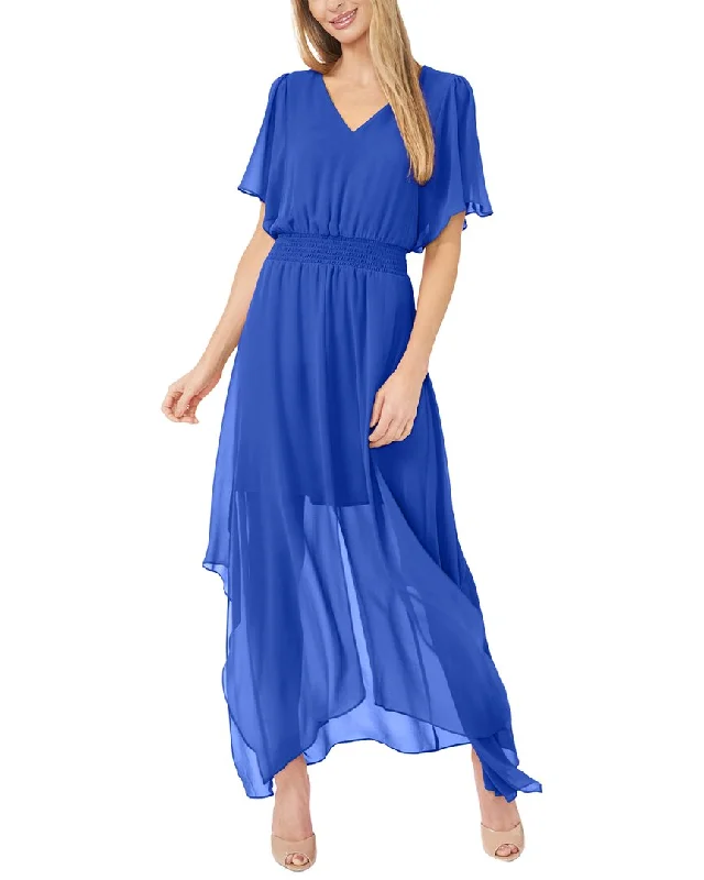 Seasonal Clearance Cece Smocked Waist Flutter Sleeve Dress