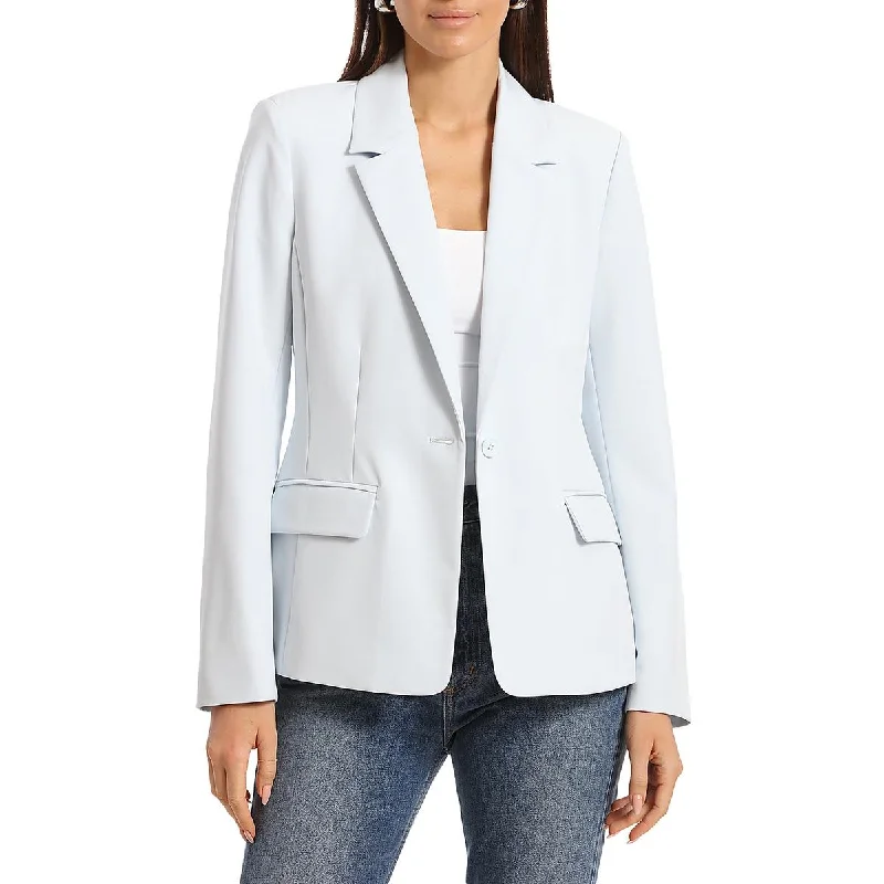 Special Savings Womens Solid Office One-Button Blazer