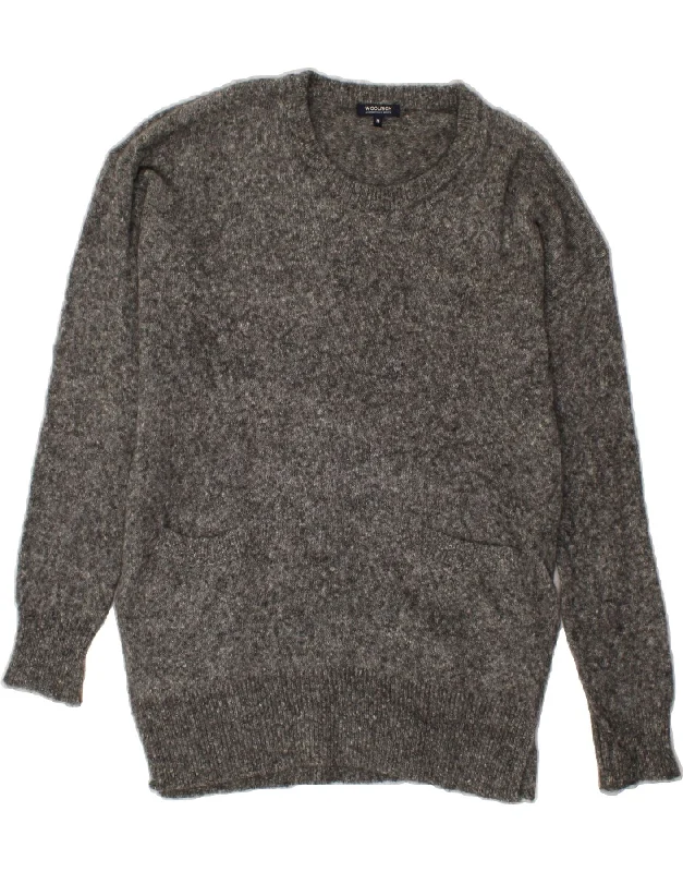 Instant Discount WOOLRICH Womens Crew Neck Jumper Sweater UK 14 Medium Grey Flecked