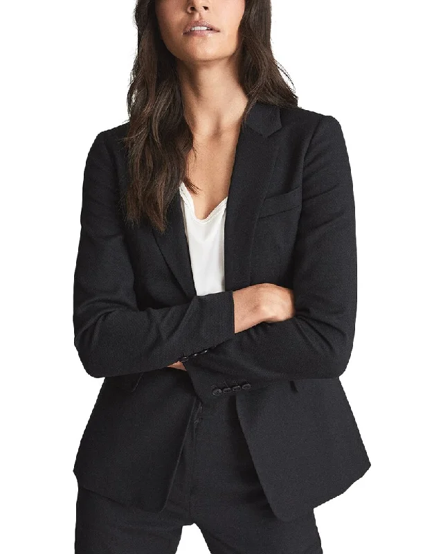 Clearance Event Reiss Hayes Wool-Blend Slim Fit Blazer