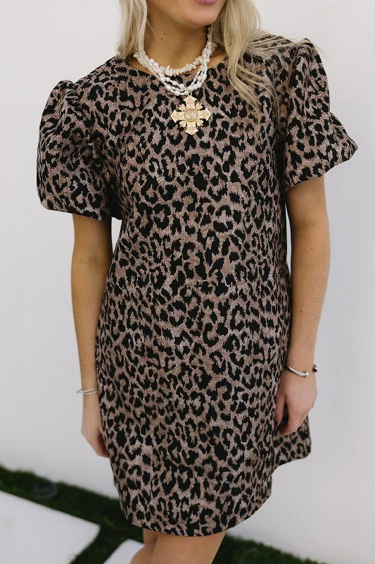 One-DAY Sale Jeanne Mini Dress - Brown