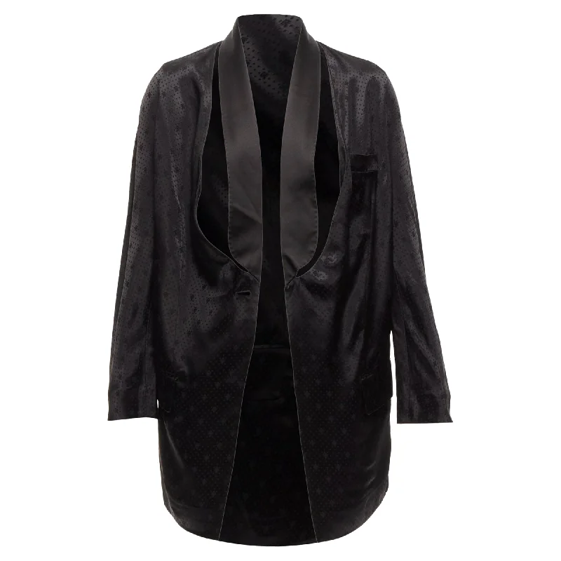 Super Sale Givenchy Riccardo Tisci Viscose Cut Out Collar Robe Blazer