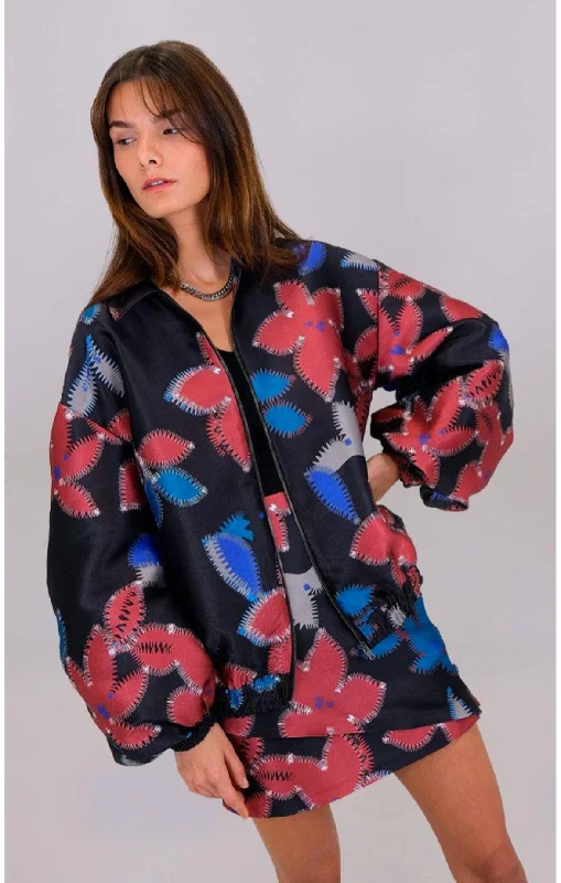 Great Bargains Oversized Bomber Jacket