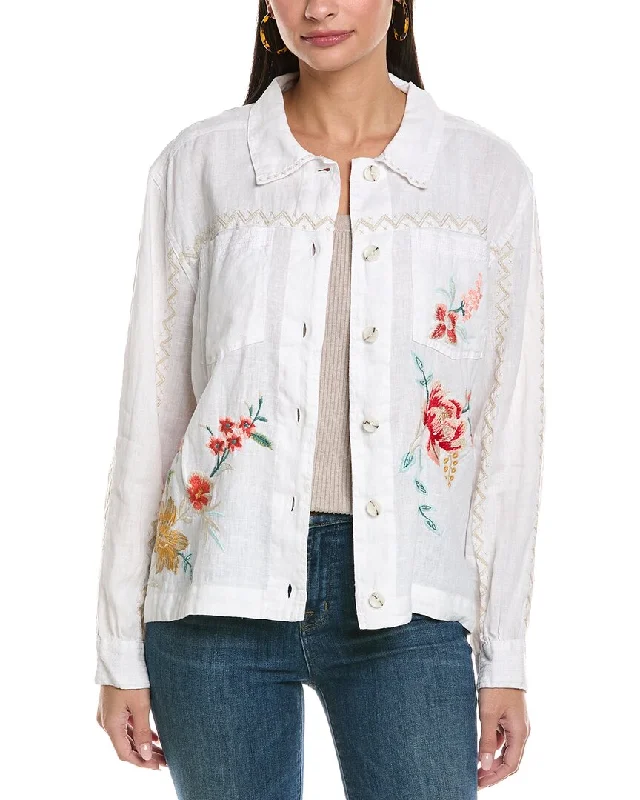 Midnight Sale Johnny Was Relaxed Linen Jacket