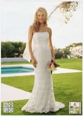 Special Buy David's Bridal Vw9340ivory