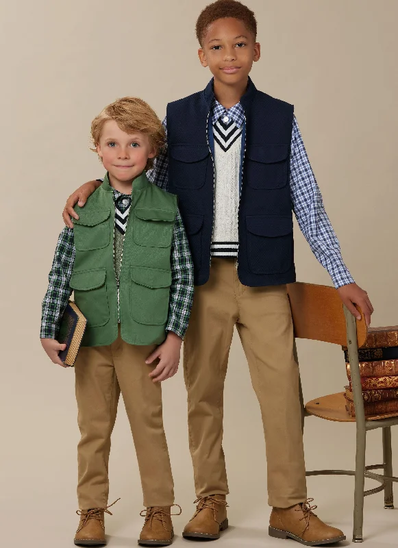 Incredible Offers McCalls Boy/Teen Vest, Top & Shirt M8537