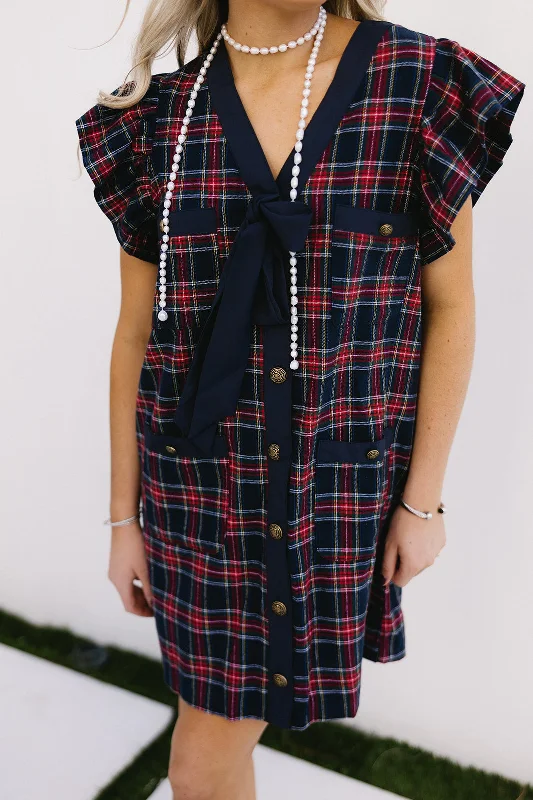 Limited Availability Rylan Mini Dress - Navy