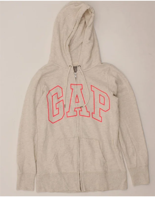 Unbeatable Prices GAP Womens Oversized Graphic Zip Hoodie Sweater UK 6 XS Off White Cotton Unbeatable Prices GAP Womens Oversized Graphic Zip Hoodie Sweater UK 6 XS Off White Cotton
