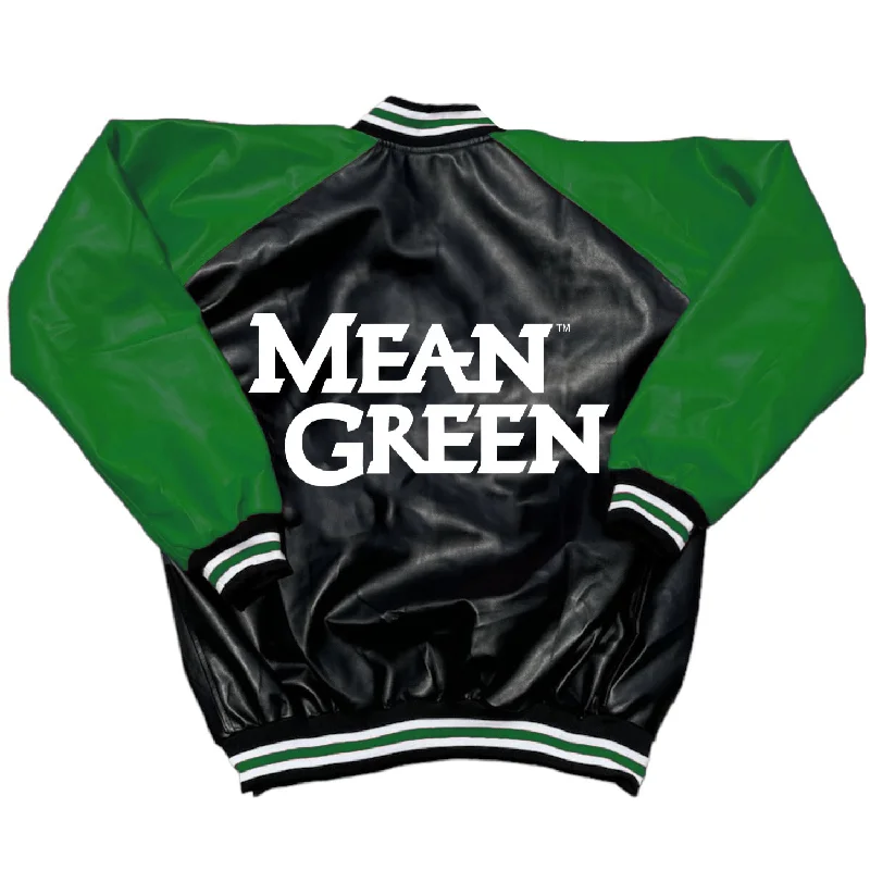 Exclusive Deal North Texas Mean Green Varsity Letterman Jacket