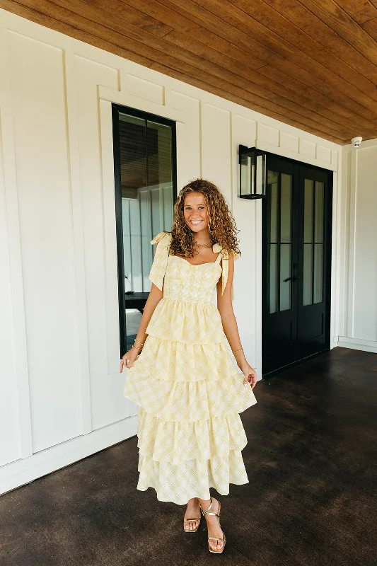 Special Offer Stevie Midi Dress - Yellow