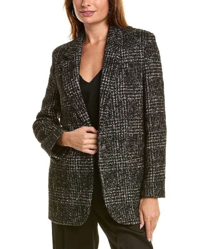 Bargain Bin The Kooples Tweed Wool & Alpaca-Blend Blazer