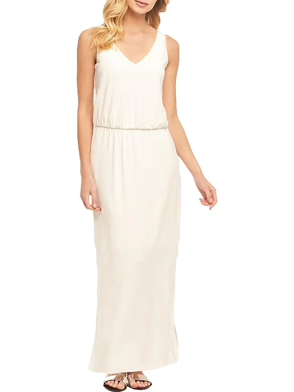 Price Smash Cassandra Womens Tie Back Sleeveless Maxi Dress