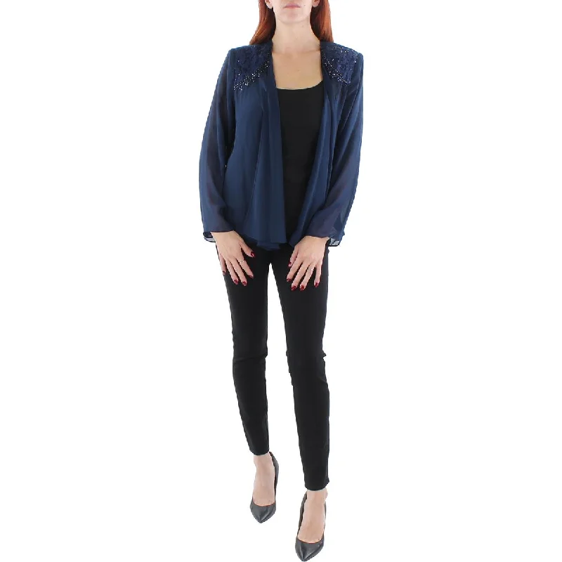 Big Discounts Womens Lace Trim Embellished Jacket