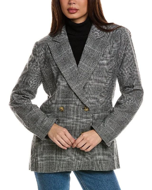 Instant Savings Seraphina Double-Breasted Wool-Blend Jacket