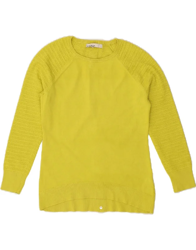 Special Discount KAREN MILLEN Womens 3/4 Sleeve Crew Neck Jumper Sweater US 2 XS Yellow Special Discount KAREN MILLEN Womens 3/4 Sleeve Crew Neck Jumper Sweater US 2 XS Yellow