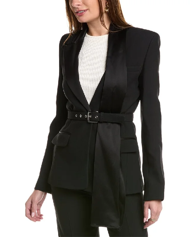 Price Cut Michael Kors Collection Scarf Blazer