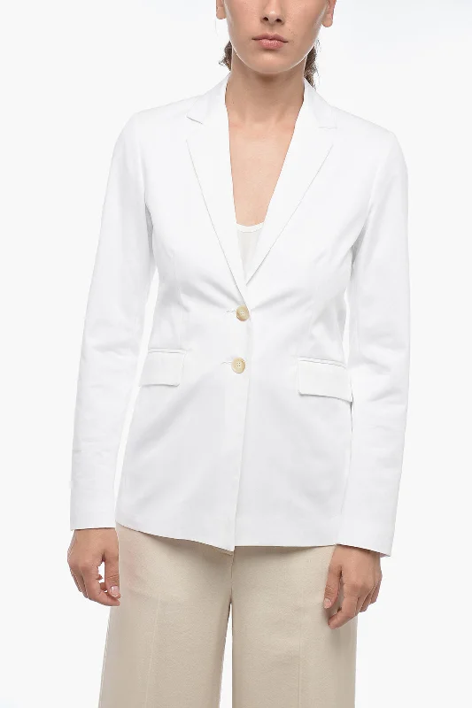 Daily Deals Semicouture Alphonsine Blazer With Flap Pockets S Standard Size