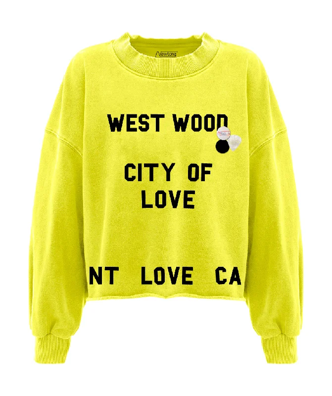 Markdowns Sweatshirt crop porter sun "WESTWOOD"