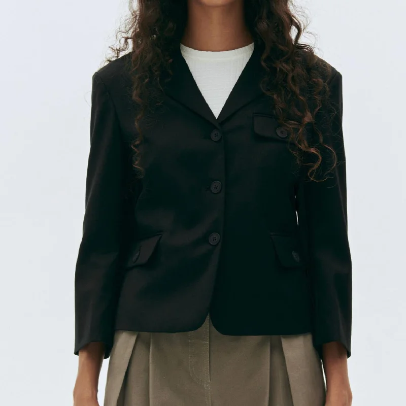 Price Drop Pluto Fitted Blazer In Black