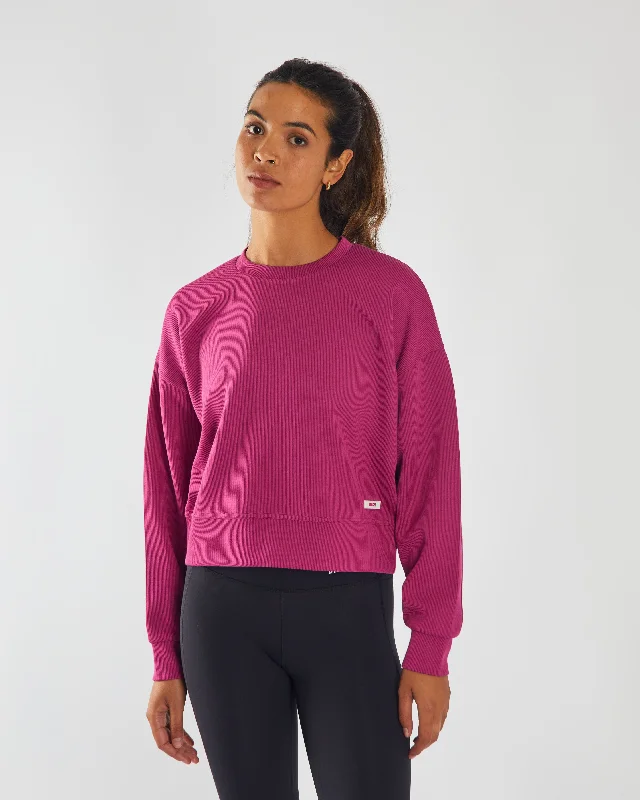 Super Deal Ellie Sweatshirt Raspberry Rose